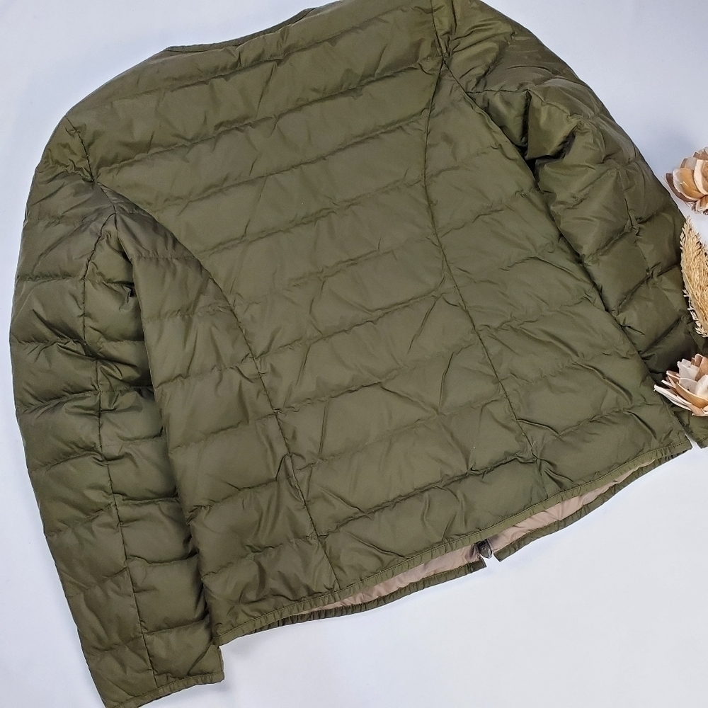 J. Jill Green Light Goose Down Puffer Jacket S - Picture 9 of 13